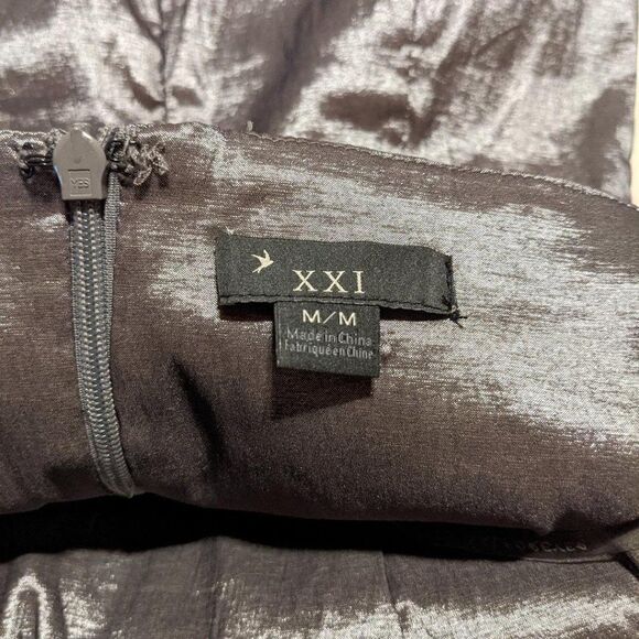 XXI BEAUTIFUL STRAPLESS EVENING DRESS - GRAY - MEDIUM - Picture 3 of 4
